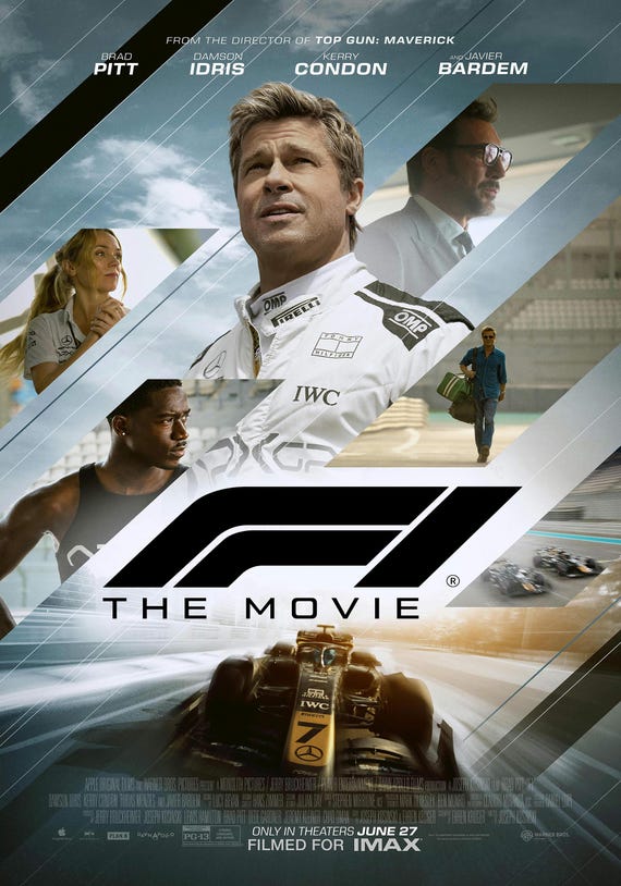 【新品・非売品】F1 IMAXポスター　B1 F1 Movie POSTER (2025) M558 - Etsy
