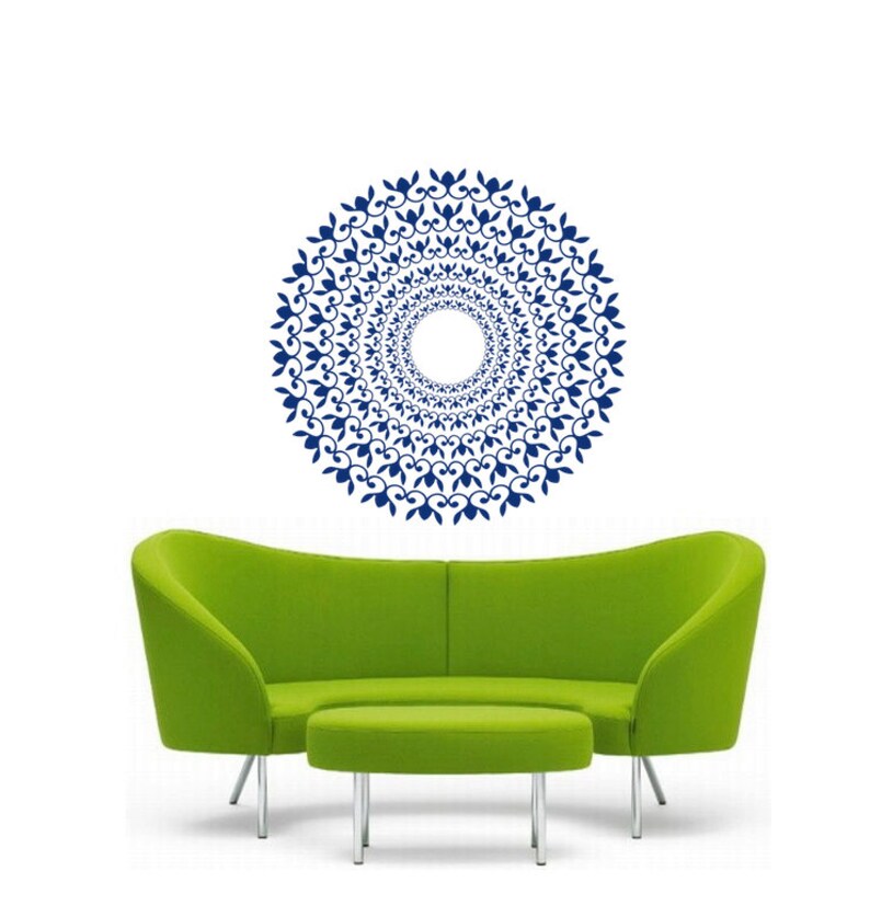Sticker Art Original Art Room Home And Business Decor Vinyl Wall Decal Interior Design Floral Ring Wall Decor Home Living Jewellerymilad Com