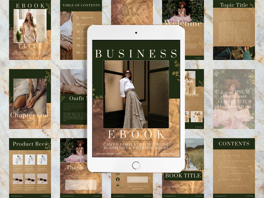 Digital Product Ebook Template | Create and Sell With Canva - Etsy