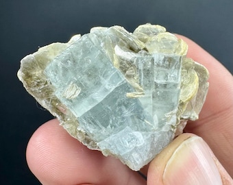 32 Grams Aquamarine With Silver Muscovite From Pakistan