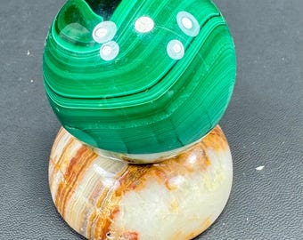 アズライトマラカイトクリスタルスフィア、AAA品質ブルーグリーン