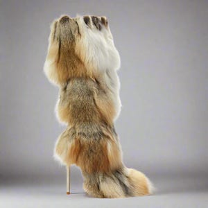 Faux Fur Boots: Multi-Color Patchwork - Custom Fit-By PrimaDND