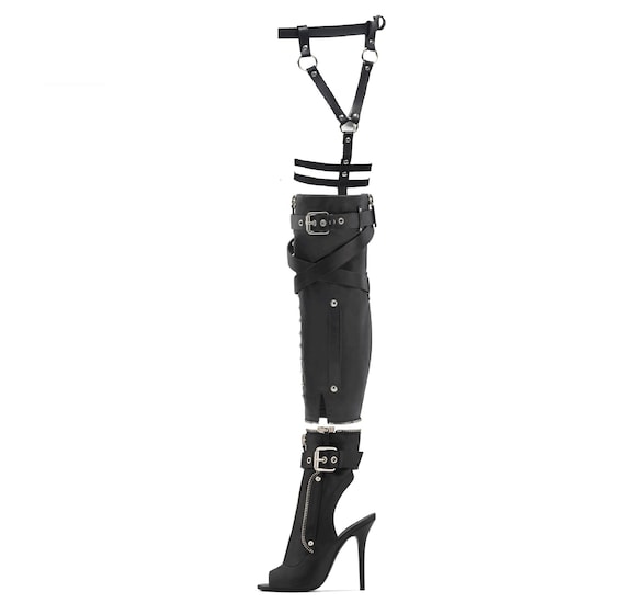 Multi Wearfaux Leather Thigh High Garter Boots (detachable Belt, Sizes  6-13)-by Primadnd - Etsy