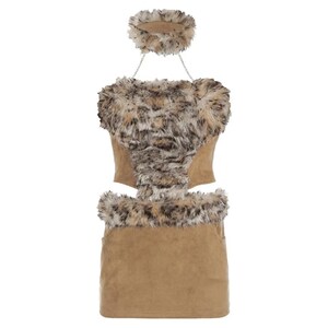 Two-Piece Faux Fur Skirt Set: Soft Tube Mini (Custom Fit Available)-By PrimaDND image 4