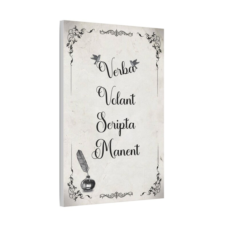 Latin Quote Canvas - 