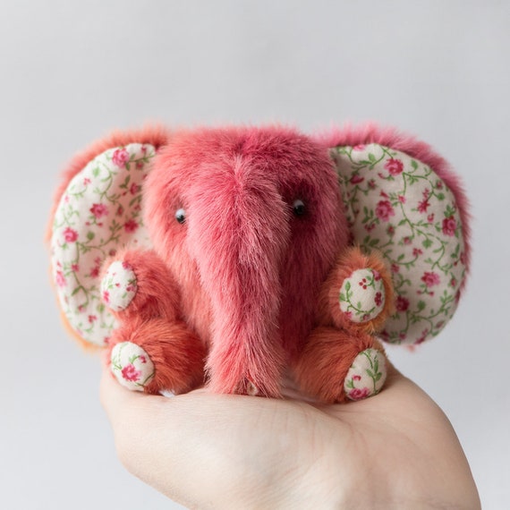 pink elephant soft toy