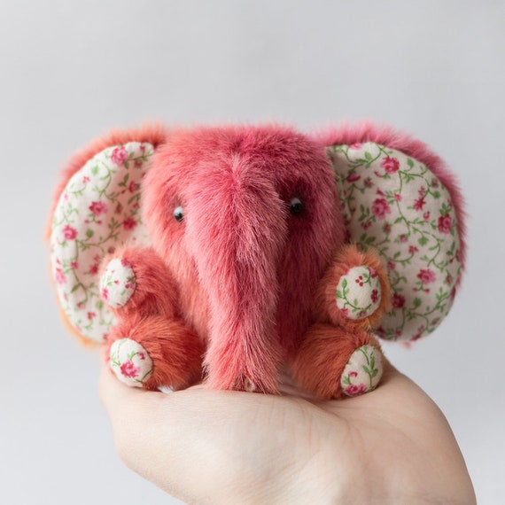 pink elephant teddy