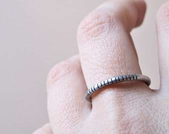 Perfect Cool  Minimal Stacking ring - Geometric - sterling silver - woman - great for everyday gift for her