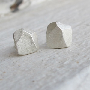 Silber Ohrstecker, Stein Sammlung, Sterling Silber Ohrstecker