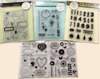 Sellos transparentes para crear recuerdos / Scrapbooking, manualidades, tarjetas, diarios, viajes, vacaciones, niños