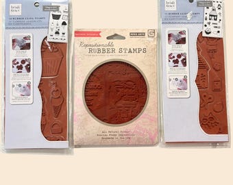Sellos de goma Heidi Grace y Basic Grey / Nuevos materiales para scrapbooking y tarjetas