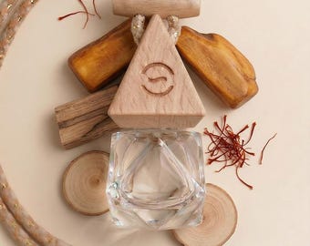Lot de 2 diffuseurs de placard Éclat Rouge, parfum oriental boisé, jasmin, safran et bois de cèdre, cadeau parfait