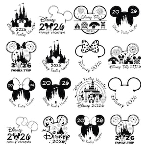 Family Vacation 2026 Svg Png Bundle, Magical Kingdom Svg, Family Trip ...