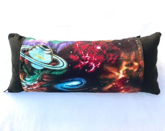 Deep Space Support Pillow, Outer Space, Colorful, Star Stuff, Galaxy, Akasha, Universe, Massage Pillow, Neckroll, Lumbar