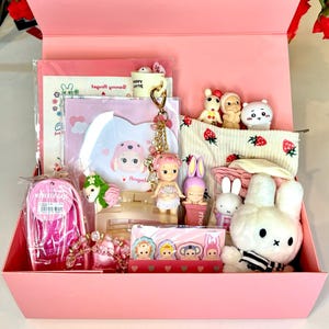 Mystery Kawaii Trinket Scoop Box - Self Care Stationary Collectibles Gift Set - Limited Edition