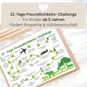Desafio da Bondade para Crianças – 21 Dias de Boas Ações e Comportamento Positivo – PDF para Imprimir