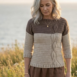 Crochet Pattern - Leaf Sweater