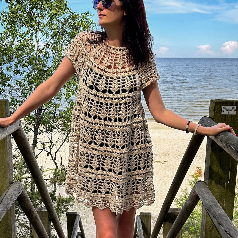SEXY CROCHET HOLLOW CARVED MAXI DRESS