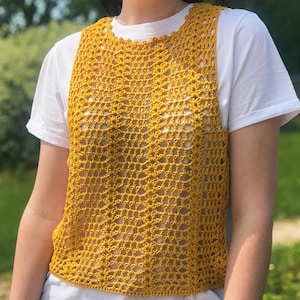 Modèle facile au crochet - Flora Cover Up