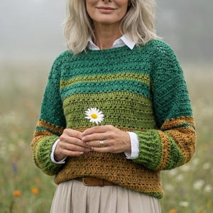 Crochet Pattern - Cinnamon Spice Sweater