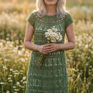 Patrón de ganchillo - Vestido Sicilia