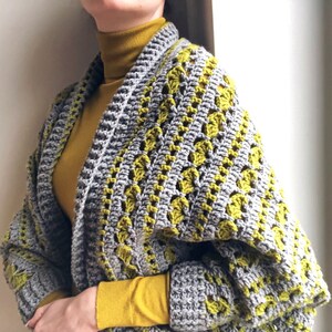 Crochet Cardigan Pattern - Oversized Prana Cardigan