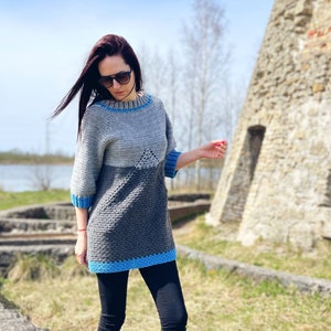 Crochet Sweater Pattern  - Faraon Sweater