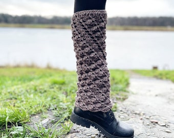 Crochet PATTERN - Twirling Toes Boot Cuffs, Knee High Socks