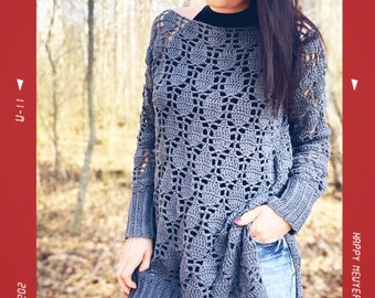 Crochet Pattern - No Name Oversized Sweater