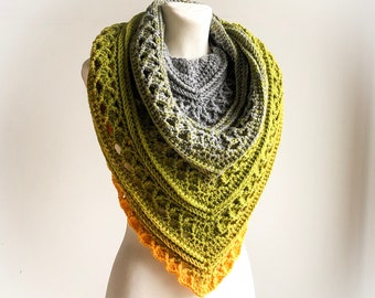 Crochet Shawl Pattern - Into The Mystic Shawl