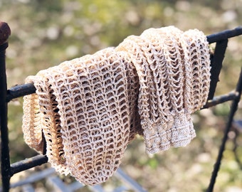 Crochet Sock Pattern - Intrigante Knee High Socks