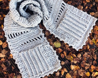 Pocket Shawl Crochet Pattern, Easy To Follow
