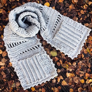 Pocket Shawl Crochet Pattern, Easy To Follow