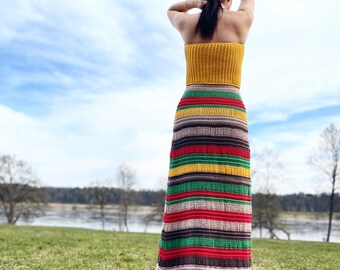 Crochet Pattern - No Women No Cry Dress, Boho dress, Seamless Dress, Adjustable to any size