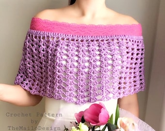 Crochet Wedding Pattern - Flamingo Cape