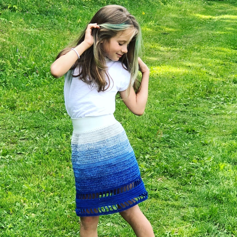 Crochet Mini Skirt Pattern Lola Skirt image 9