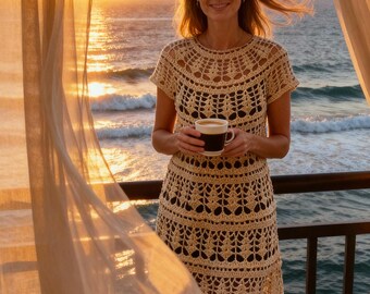 white christmas dresses Crochet Pattern - Sicila Dress