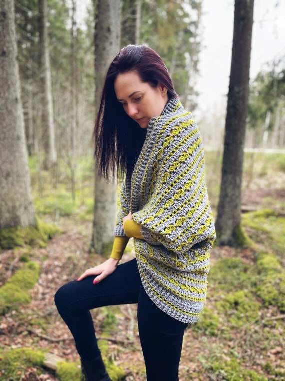 Crochet Cardigan Pattern Oversized 