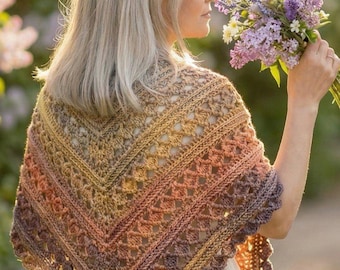 Crochet Pattern - Into The Mystic Shawl