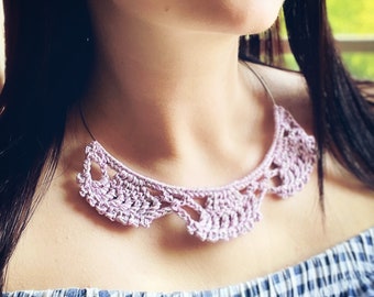 Crochet Necklace Pattern - Chloe Necklace