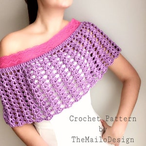 Crochet Wedding Pattern Flamingo Cape image 2