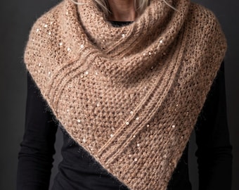 Crochet Pattern - Deep Lagoon Shawl