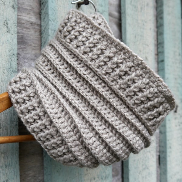 Crochet Pattern - Crochet Cowl Tutorial
