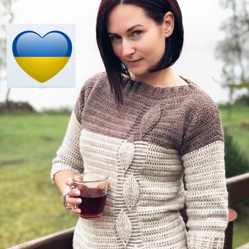 SOLARIS Crochet Sweater Pattern Etsy