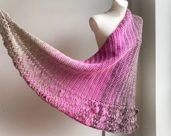 Crochet Pattern - Cerinu Shawl Wrap