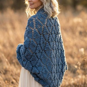 Patrón de crochet - Cárdigan Diamond Tears