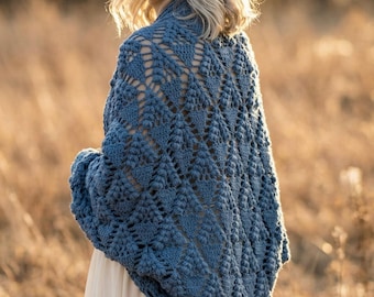 Crochet Pattern - Diamond Tears Cardigan