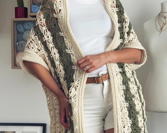 Crochet Pattern - Moonlace Cardigan