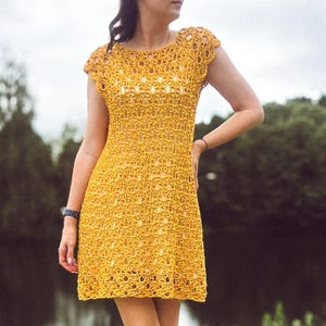 Easy Crochet Pattern - Sienna Lace Dress