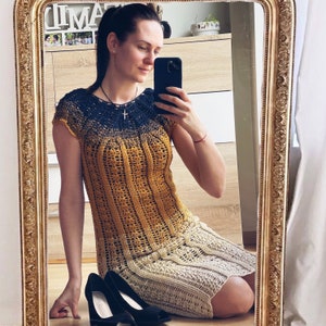 Crochet Pattern Monaco Lace Top and Dress image 2